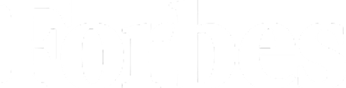 Forbes logo in white.