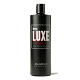 Front of a 16 oz black bottle of Imperial Luxe Shampoo, labelled hydrating, moisturizing, and for all hair types.