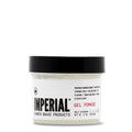 Front view of the Imperial Barber Grade Products Gel Pomade in a 2 oz travel-size tub with a black lid.