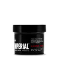 Front view of the Imperial Blacktop Pomade 2 oz travel-size black tub on a white background.